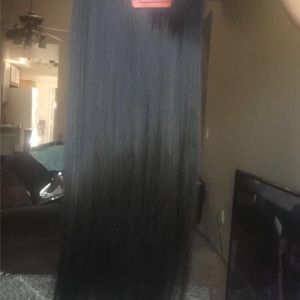 Hair extensions.